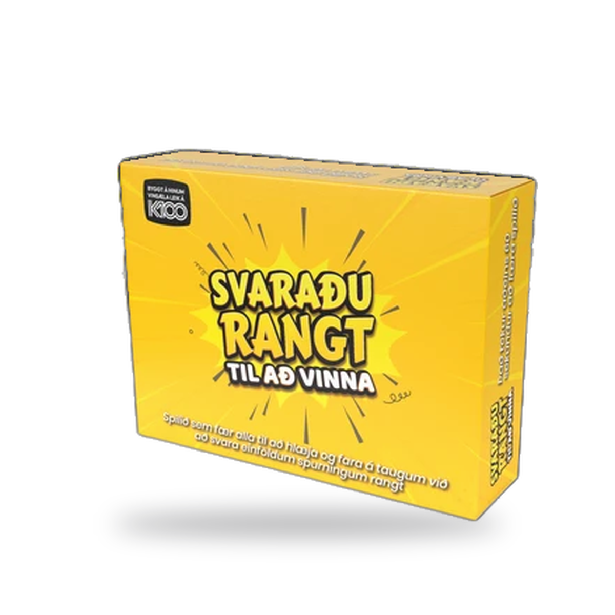 Svaraðu rangt til að vinna, kassi
